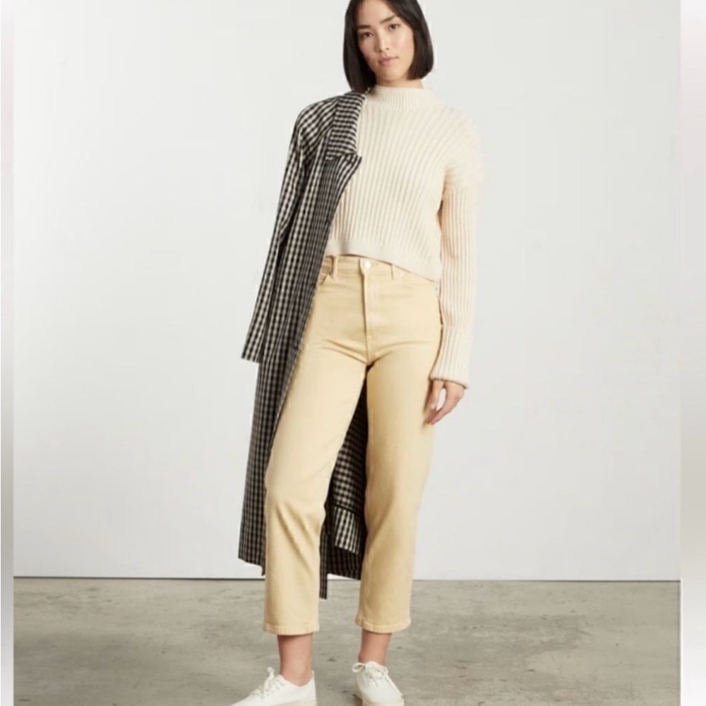 NWT, EVERLANE The Way-High Jean in Soybean Straight Leg, Sz 31